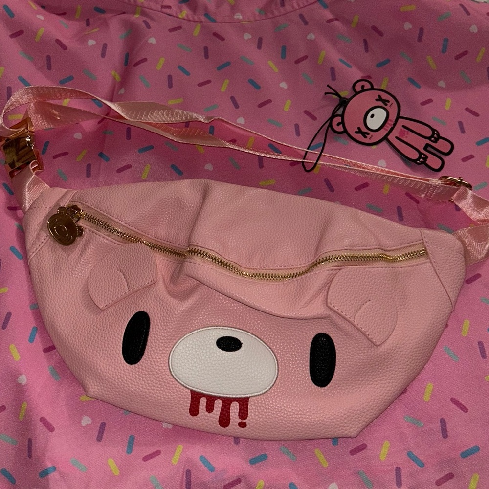 Gloomy bear x Cakeworthy Fanny Pack Bag💖